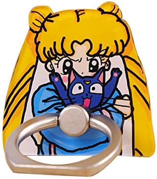 WerNerk Luna Sailor Moon Cep Telefonu Halka Tutucu Evrensel Telefon Halka Standı Tutucu, Kavrama Telefon Tutucu Telefon ve Akıllı