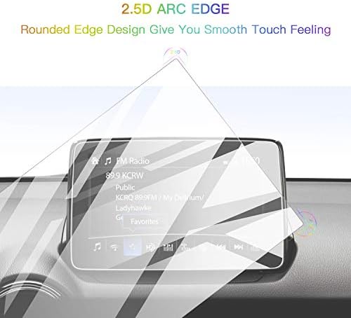 Ekran Koruyucu Folyolar için 2017 2018 Yaris iA 7in Navigasyon Ekran Temperli Cam 9 H Sertlik HD Temizle Toyota LCD GPS dokunmatik