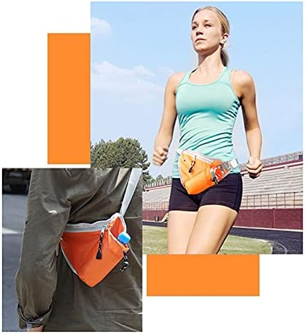 shuxıa Bel Paketi, Moda Spor bel çantası ile Kadın Erkek için Su Şişesi Cepler, yürüyüş Koşu Bel Çantası ile Ayarlanabilir Kayış
