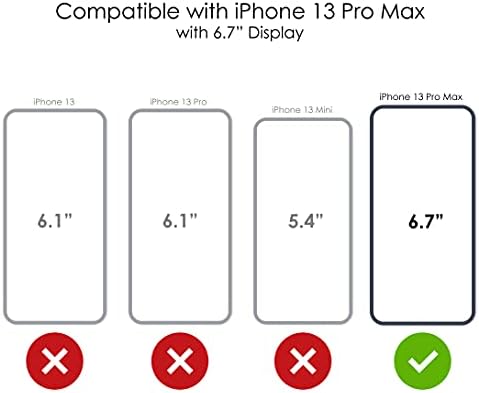 Distinctİnk Temizle Darbeye Hibrid Vaka iPhone 13 Pro MAX ( 6.7 Ekran) - TPU Tampon, Akrilik Geri, Temperli Cam Ekran Koruyucu-Doktor