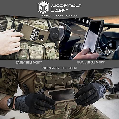 Juggernaut.Kılıf - iPhone 12 Pro Max IMPCT-ABD'de Üretilen Askeri Sınıf, Taktik Akıllı Telefon Kılıfı-Düz Karanlık Dünya