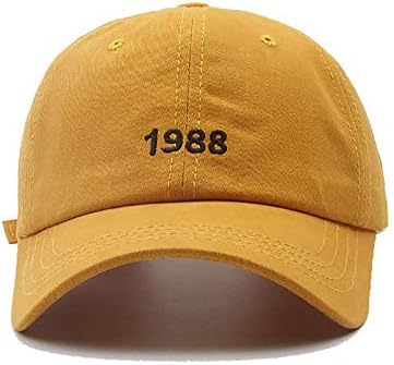 SUNS 1988 Retro Beyzbol Şapkası Ayarlanabilir Beyzbol Şapkası Pamuklu Denim Baba Şapkası