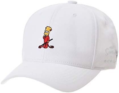 WİTHMOONS Simpsons beyzbol Şapkası Bart Simpson Kırmızı Şeytan Şapka HL1754