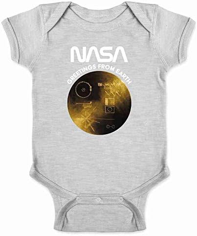 NASA, Dünya'dan Altın Plak Selamlarını Onayladı Bebek Erkek Bebek Kız Bodysuit