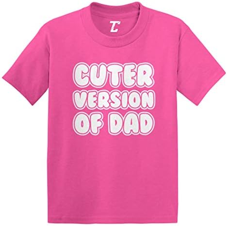 Şirin versiyonu baba-Baba Sevimli Bebek / Yürümeye başlayan pamuklu Jarse T-Shirt