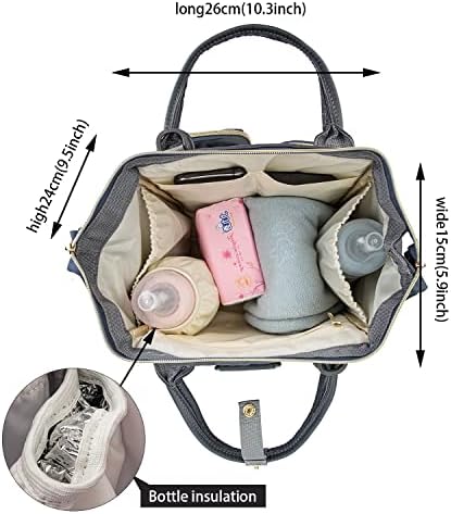 Bebek bezi çantası Sırt Çantası Su Geçirmez Çok Fonksiyonlu Cabrio Mini Akıllı bebek bezi çantası Sırt Çantası için Açık