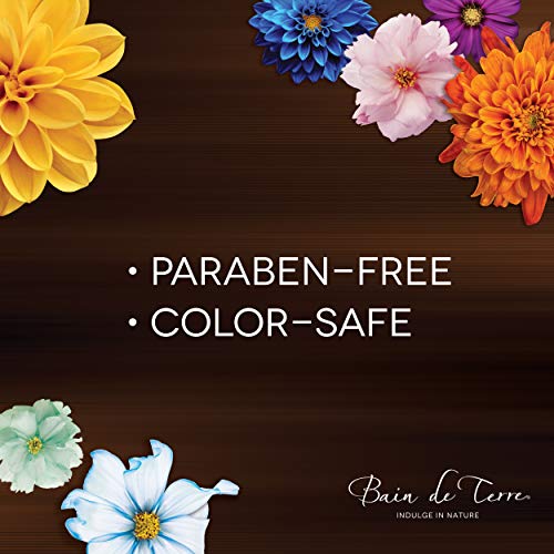 Bain de Terre Tutku Çiçeği Renk Koruyucu Şampuan, Argan ve Monoi Yağı ile, Paraben İçermez, 13.5 Ons