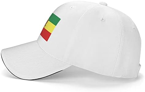 Etiyopya bayrağı Moda Rahat Ayarlanabilir Unisex Sandviç Şapka Baskı beyzbol şapkası Şapka Açık Hava Etkinlikleri ıçin Spor Seyahat