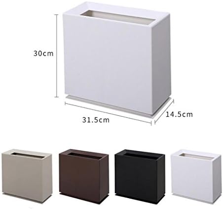 XZRWYB çöp kutuları 8L Çift Katmanlı Sınıflandırma Yaratıcı Plastik çöp kutuları 31.5 14.5 30 cm için Oturma Odası / Mutfak,