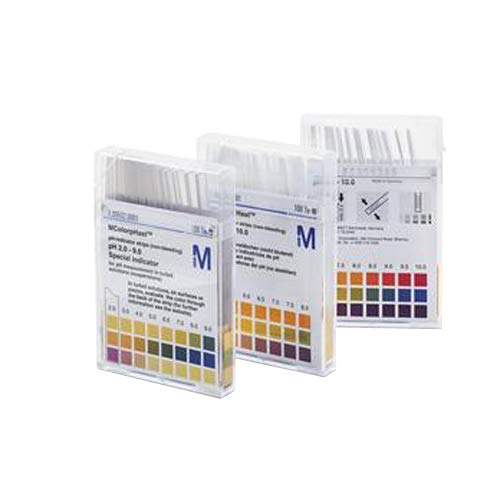 EMD Millipore MColorpHast 1.09541.0001 Kanamasız pH Gösterge Şeridi, 2.5-4.5 pH Aralığı, Plastik Kutu (100'lük Kasa)
