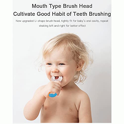 Dirk41 Çocuk Diş Fırçaları, Tüm Yuvarlak Çocuk U Şekli Diş Fırçası, Çocuklar için 2/4 ADET U Şeklinde Diş Fırçası, Çocuklar U