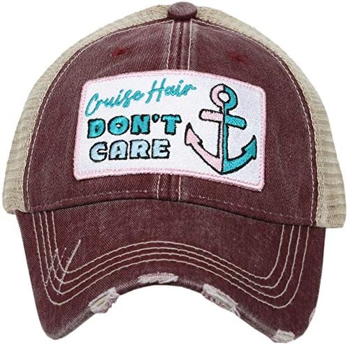 KATYDİD Cruise Saç Umurumda değil beyzbol Şapkası-Kadınlar için kamyon şoförü şapkası-Şık Sevimli Top Kap