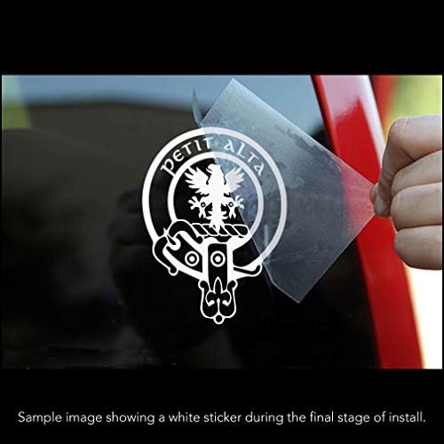 Borthwick İskoç Klan Vinil Sticker Çıkartma Tartan Afiş Seçeneği ile Aile