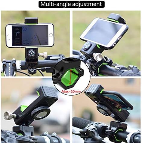 HUOTO Bisiklet ve Motosiklet Telefon Dağı, 360°Rotasyon Bisiklet telefon tutucu, evrensel motosiklet gidonu Montaj Uyar iPhone