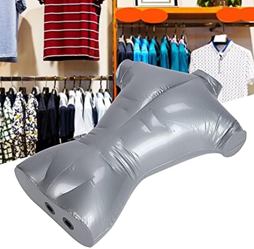 Giyim Manken Torso, PVC Pratik Çok Yönlü Erkek Şişme Mankenler Avatar Çekim için Alışveriş Merkezleri için Asılı bir Halka ile