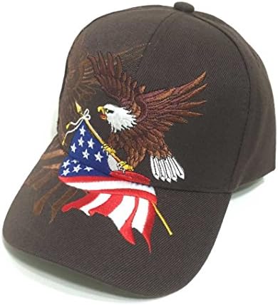 aesthetinc Vatansever Amerikan Bayrağı Tasarım Beyzbol Şapkası ABD 3D Nakış