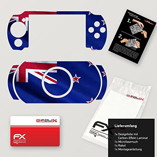 Sony PSP-E1000 / E1004 tasarım cilt Yeni Zelanda bayrağı çıkartma etiket PSP-E1000 / E1004 için