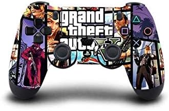 Homie Mağaza 1 adet Grand Theft Auto V GTA 5 PS4 Cilt Sticker Çıkartması Sony PS4 Playstation 4 Dualshouck 4 Oyun PS4 Denetleyici