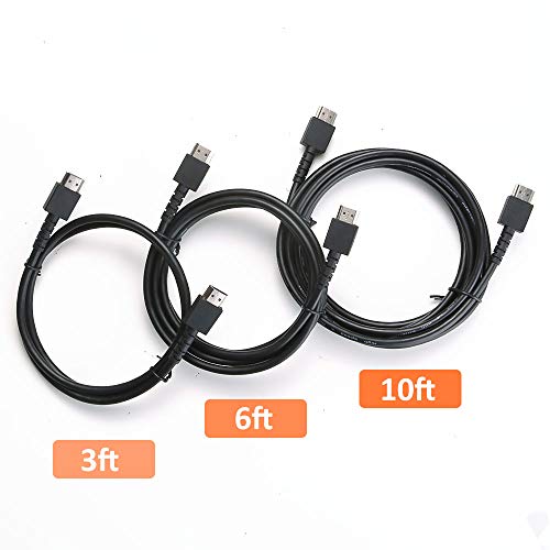 HDMI Kablosu [3 Paket] -3ft/6ft/10ft, Ethernetli Snowkids Yüksek Hızlı HDMI Kablosu, Destek 3D, FHD 1080P@60Hz, HDR, HDCP 2.2,