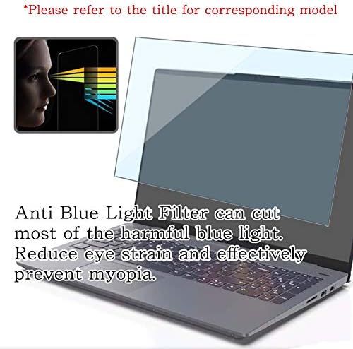 Puccy Anti Mavi ışık Temperli Cam Ekran Koruyucu Film, ASUS TUF Dash F15 FX516PC FX516 ile uyumlu 15.6 Dizüstü Bilgisayar (Yalnızca