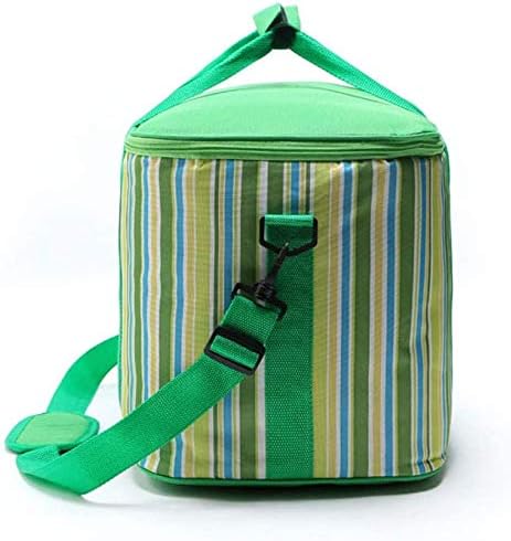 34L Oxford termal öğle yemeği çantaları çocuklar piknik soğutucu çanta yalıtımlı yetişkin gıda saklama torbaları taze, yeşil,