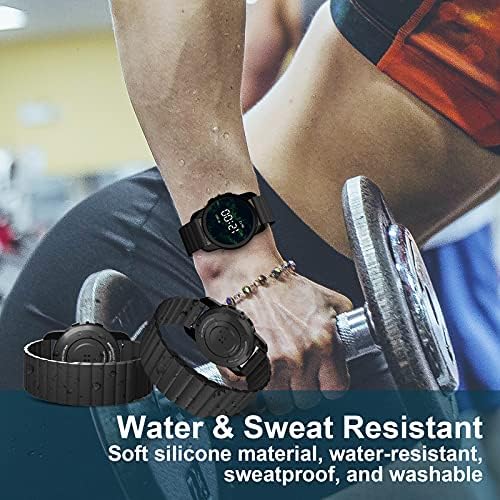 Watch Band, Manyetik Smartwatch Bantları, silikon Kayış Tutuşunu 20mm 22mm Smartwatch Sapanlar için Kadın Erkek Saat Kayışı ile