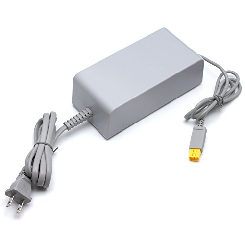 Nulink AC Güç Destek Adaptörü Ünitesi Değiştirme Nintendo Wii U Konsolu için Duvar Güç Kablosu ile