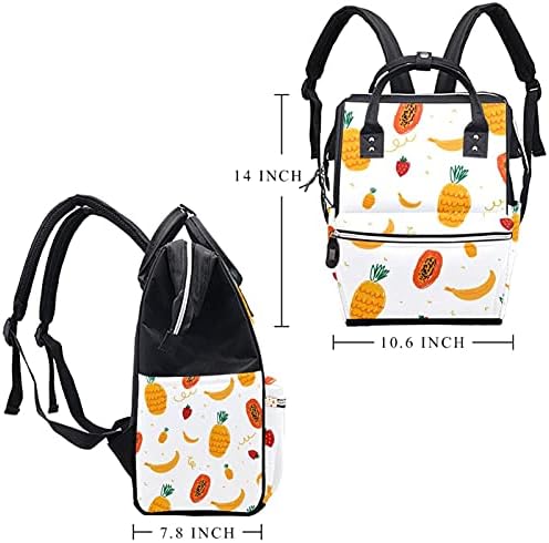 Bebek kız erkek kız anne çantası için değişen bebek bezi çantaları ile fruitDiaper çanta sırt çantası