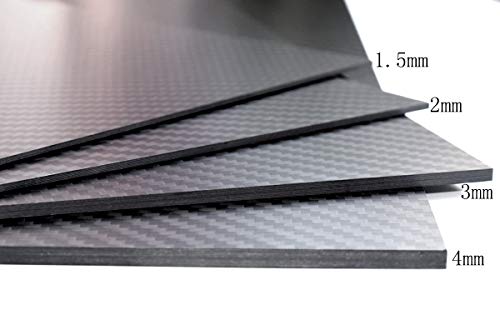cncarbonfiber Karbon Fiber Levha 3.0 mm 400x500x3. 0MM Dimi Mat Yüzey, 1.5 2.0 2.5 4.0 mm Mevcut,100 %3 K Karbon Fiber Panel