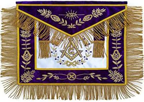 Mason Grand Lodge Usta Mason Önlük El İşlemeli