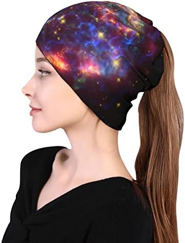 Yıldızlı Gökyüzü Erkek Kadın Çok Fonksiyonlu Bere Şapka Sıcak Örgü Şapka