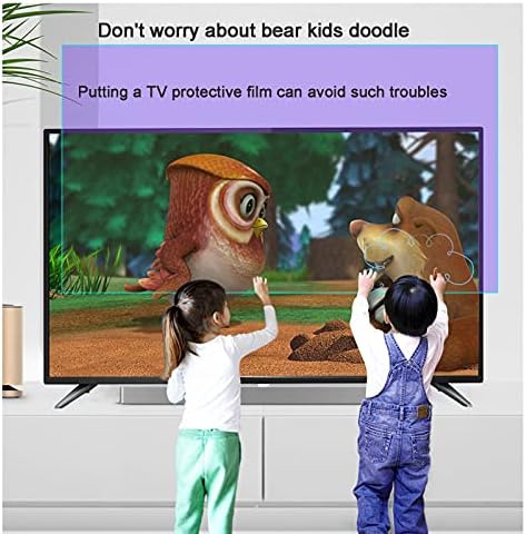 JCSKY 55 İnç Mat Parlama Önleyici TV ekran Koruyucu, toz Geçirmez Anti Scratch Anti mavi ışık Filmi, toz Geçirmez, Göz Yorgunluğunu