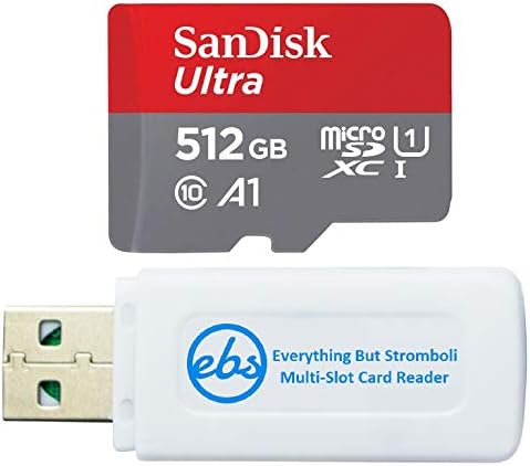 SanDisk Hafıza Kartı 512GB Ultra microSD, LG K50S, LG K30, LG V50 ThinQ, LG K50 Cep Telefonu (SDSQUA4-512G-GN6MN) Paketi ile