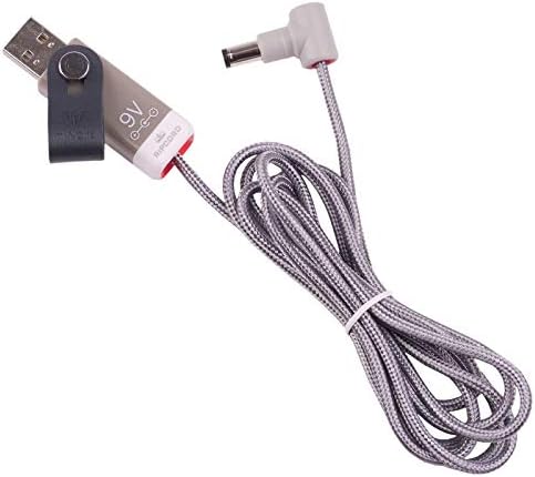 myVolts Ripcord USB 9 V DC Güç Kablosu Değiştirme için Sega Mega Drive, Genesis Oyun Konsolu