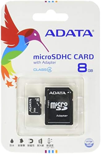 Adaptörlü ADATA 8GB microSDHC Sınıf 4 Hafıza Kartı (AUSDH8GCL4-RA1)