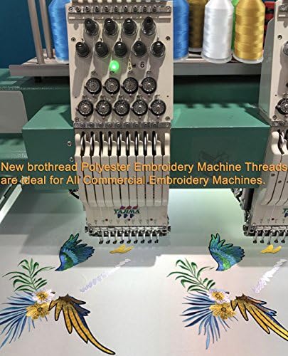 Yeni brothreads -32 Seçenekleri-Çeşitli Çeşitli Renk Paketleri Polyester Nakış Makinesi İplik Büyük Biriktirme 5000 M Tüm Nakış