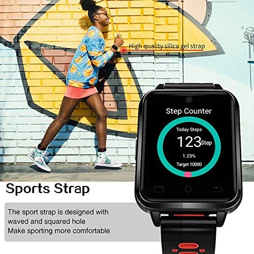ZMDHLY akıllı saat - Android 5.1 Sistemi WiFi İnternet Video Oyunu GPS Kalp Hızı Spor akıllı saat, Gri