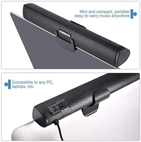 ZHHk Mini Taşınabilir USB 2.0 Sopa Soundbar Hoparlör Subwoofer Hoparlör Dizüstü Dizüstü Bilgisayar Tablet Düz Teslimat
