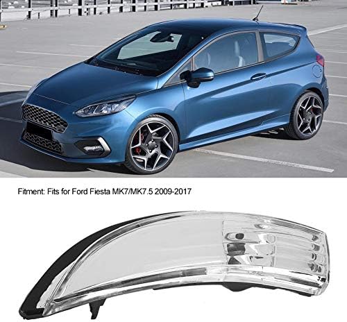 Kapı Kanat Ayna Göstergesi Lens, temizle Dış Yan Led Ampuller Kapak Değiştirme için Fiesta MK7/MK7. 5 2009-2017 Araba Aksesuarı(sol)