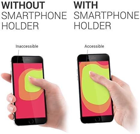 kwmobile Telefon Halka Tutucu Standı-Kılıflar ve Telefonların Arkası için Gül Altın Parmak Tutacağı ve Kickstand-Kendinden Yapışkanlı
