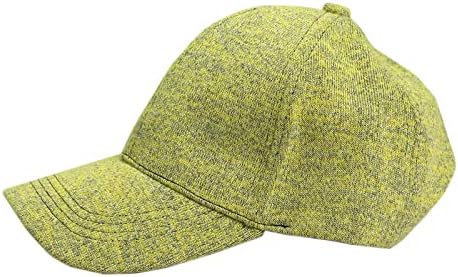 JOOWEN Unisex örme dokulu beyzbol şapkası yumuşak ayarlanabilir katı baba şapka kadın erkek için