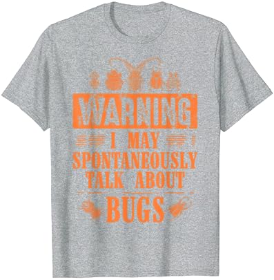 Serin Uyarı Hakkında Konuşmak Bugs Komik Böcek Toplayıcı Çocuk Hediye T-Shirt
