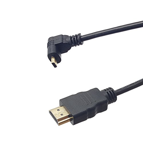 Seadream 1 Ayak 90 Derece Yukarı Açı Mikro HDMI Erkek HDMI Erkek Kablo Konektörü (1 Paket Yukarı açılı)