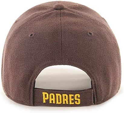 '47 San Diego Padres Major league Baseball Browns MVP Ayarlanabilir Arka Kapak Şapka-OSFM