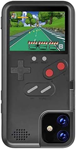 ıphone 11 için JİLLİCK Gameboy Telefon Kılıfı, 36 Küçük Video Oyunları ile Oynanabilir Oyun Konsolu, Renkli Ekranlı Süper Komik