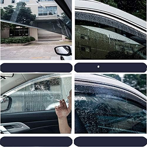 QUXING Saçakları Yağmur Guard Saptırıcı ıçin Hyundai Lafesta 2018-2020 Araba Pencere Visor rüzgar deflektörü Yağmur Güneşlik