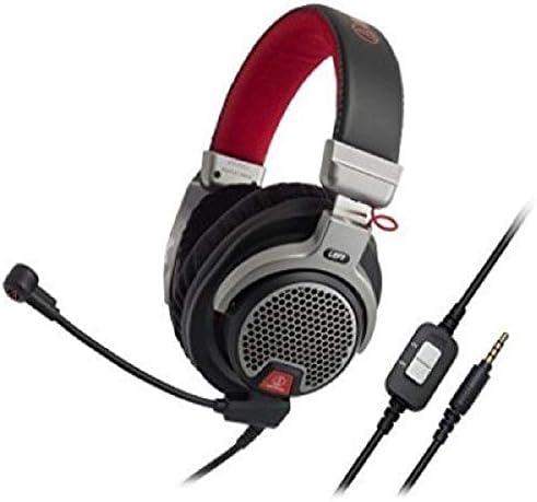 audio-technica ATHPDG1 Açık Hava Premium Oyun Kulaklığı, Kırmızı / Gri / Siyah