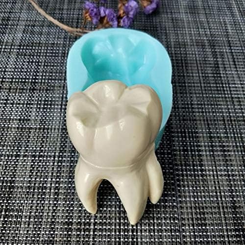 QT0144 Diş şekli silikon kalıp diş sabunu kalıp DIY el yapımı sabun yapımı kalıp mum silikon kalıp reçine kil kalıp