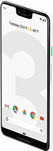 Google Pixel 3 XL 64GB Unlocked GSM ve CDMA 4G LTE Android Telefon w / 12.2 MP Arka ve Çift 8MP Ön Kamera-Açıkça Beyaz