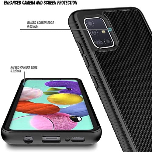 E-Başladı Kılıf ile Samsung Galaxy A71 5G için Uyumlu [Dahili Ekran Koruyucu] (Değil Fit A71 5G UW Verizon), Tam Vücut Koruyucu